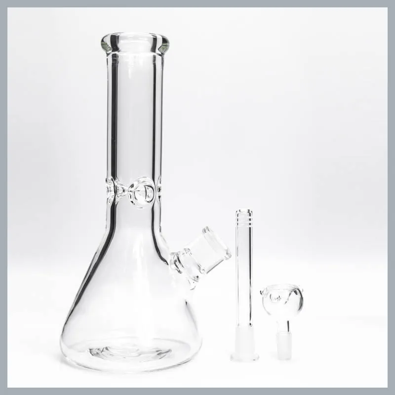 Hookahs 9mm 18 inches Thick Glass Bongs Beaker Bong Pipes Base Heady Water Smoking Waterpipes