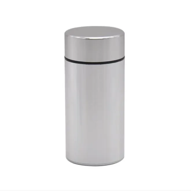 Alta qualidade e prático frasco de armazenamento de metal grande caixa de medicina de liga de alumínio
