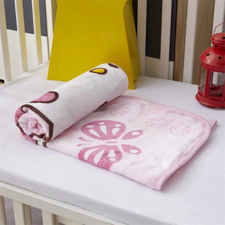 Home Textiles Kids Blankets Flannel duck/cat/Dog styles Warm cartoon Blanket Smooth Flannels Blanket Baby Beddings Swaddling Blanket1 X1.4m I110