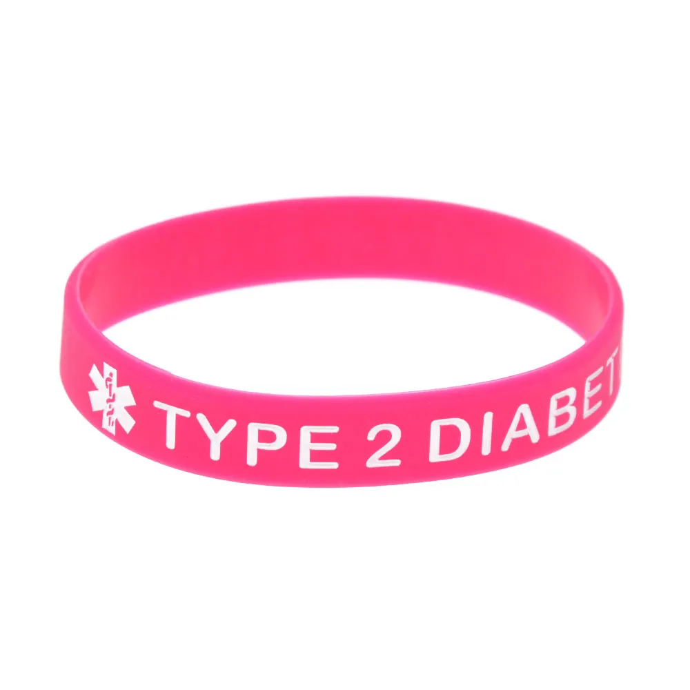 Diabetic sales rubber bracelets