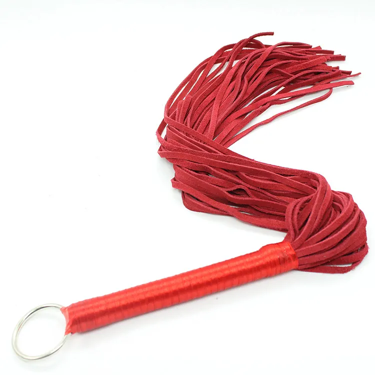 BDSM Frusta in vera pelle Flogger Culo Sculacciata Bondage Schiavo SM Restrizioni in giochi adulti coppie Fetish Sex Toys donne Me2596815