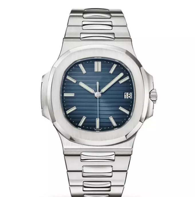 Reloj de alta calidad para hombre 5711/1A 010 5711/1R-001, reloj mecánico transparente automático de acero inoxidable para hombre, relojes