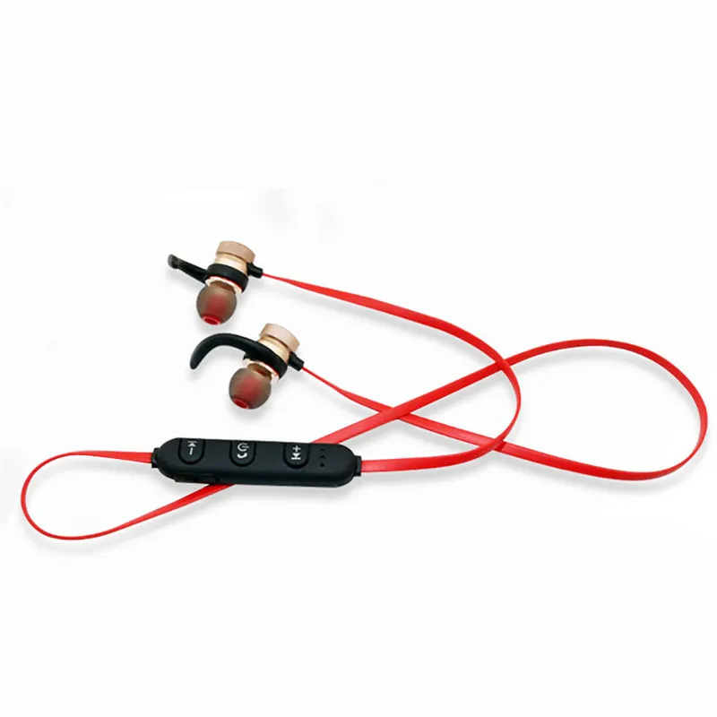 XT-6 Bluetooth hörlurar med MIC Trådlös svettskyddad stereo Bluetooth 4.1 Hörlurar Magnetic Sport Headset DHL Gratis frakt