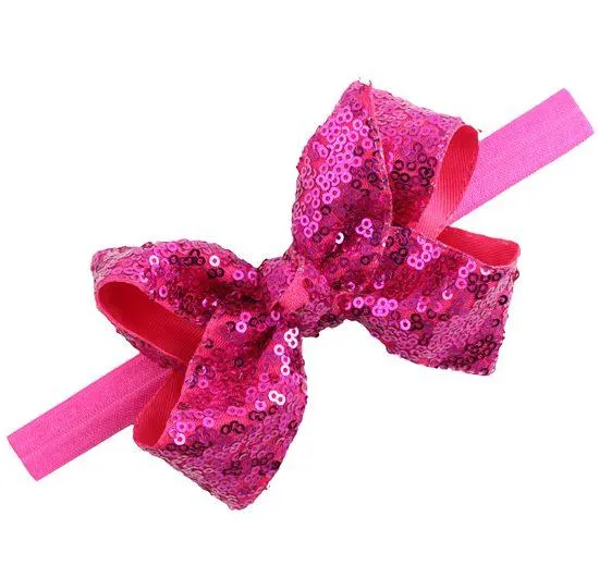 baby sequin headbands for girls christmas hair bows cheer bow kids hair accessories bows hairbands headband3225234