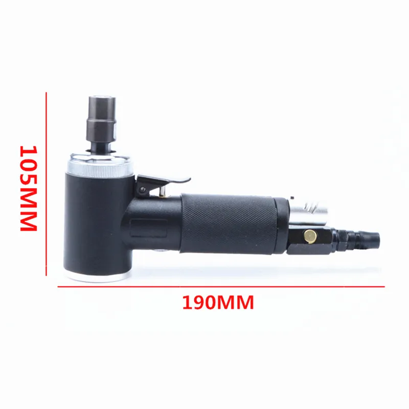 2 ou 3 polegadas Máquina de moagem pneumática ferramentas elétricas 90 graus Elbow Air Moinging Ferramenta moinho de vento moinho de lixamento de polimento 3 / 6mm