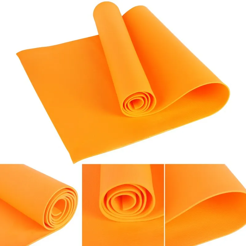 Yoga Mat 4mm Katlanabilir Egzersiz Yoga Mat Slip Slip Kalın Pad Fitness Pilates Mat Fitness için Mat Kilo Kayma Taşıyıcı Dropship