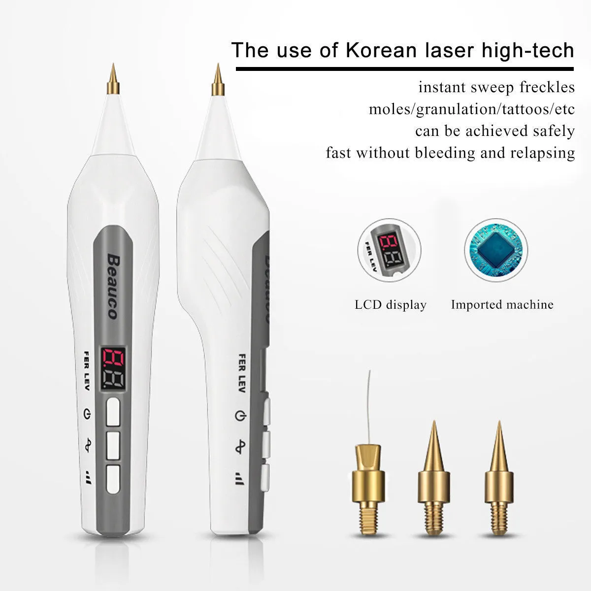 9 Level Freckle Wrinkle Mole Removel Ionic Scar Wrinkles Black Spot Removal Plasma Pen Face Skin Care Tools