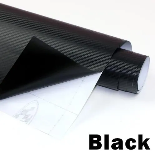 3D Carbon Fiber Vinyl Film Car Stickers Car Styling Wrap Roll Car Styling Motorcykel