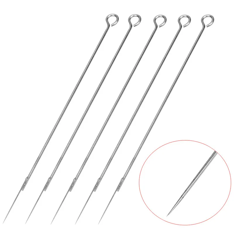 Aiguilles De Tatouage 3RL Acier Jetable Sterilze Tatoo Aiguilles Courbes Rondes Doublure