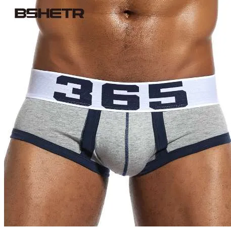 Slip sexy BSHETR Marca Slip Mutandine maschili Intimo morbido Uomo Cotone Cucea Mutande Comodi pantaloni gay Spedizione gratuita