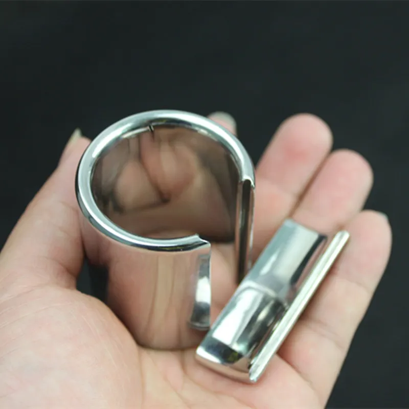 3 размера из нержавеющей стали мошонки кольцо кольцо с кольцом металлической пенис рукав p308o