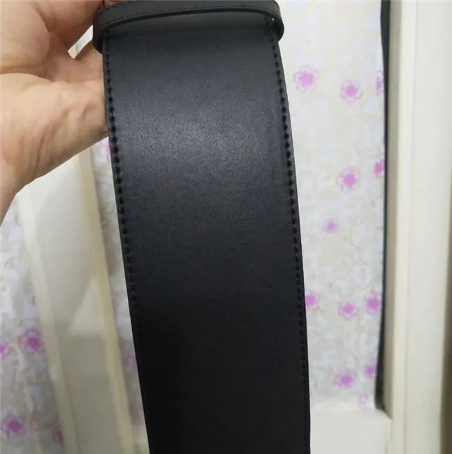 Ceintures à grande boucle pour femmes, ceinture en cuir véritable de haute qualité, ceinture pour hommes, grande taille avec boîte