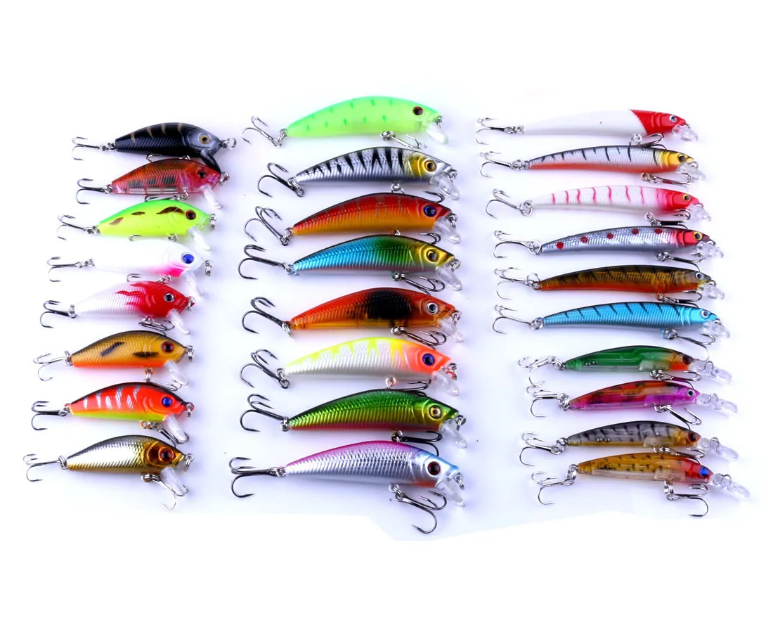 LENPABY Bass Crankbait Fishing Lure Kit For Saltwater And