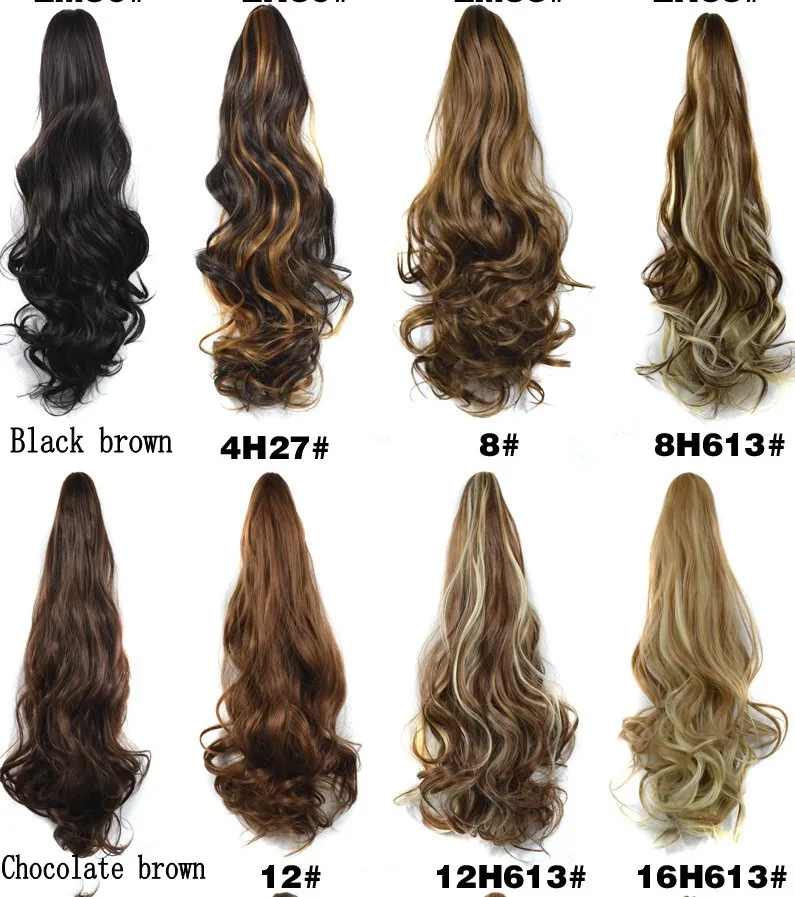 سارا للسيدات الفتيات مخلب الفك kinky curly ponytails مقطع في شكل ذيل حصان مماثل تمديد شعر الحصان المهر ذيل 55C3785669