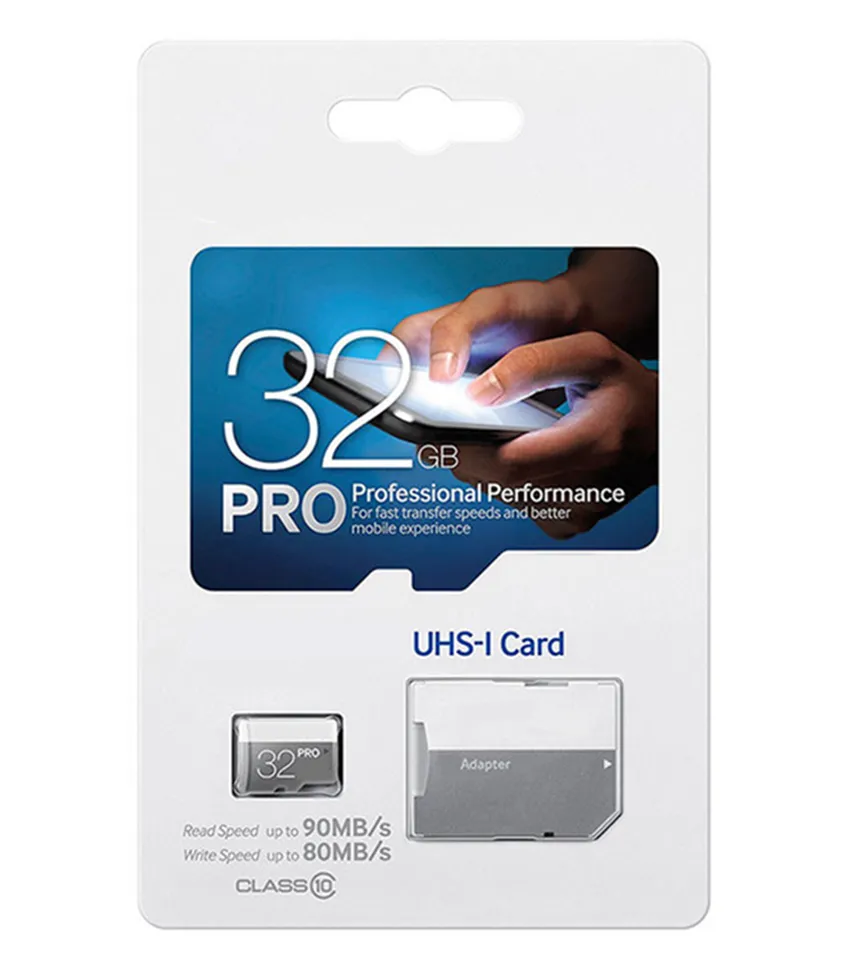 PRO 실제 용량 32GB 16GB 8GB 메모리 TF 플래시 카드 클래스 10 카메라 용 스마트 폰