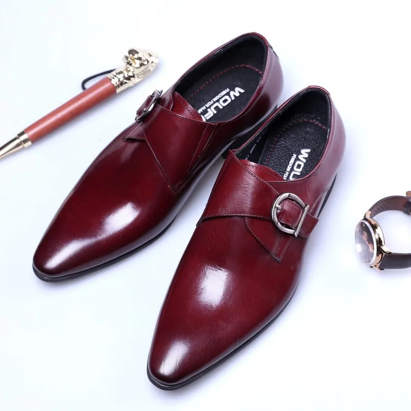 Designer Monk Strap Formal Shoes Men Oxford Shoes For Men Italian