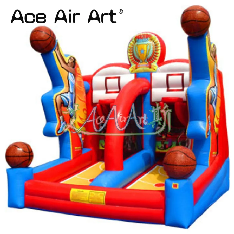 PANIER DE BASKET-BALL gonflable monté sur la tête pour jeu de balle de EUR 11,16 - FR