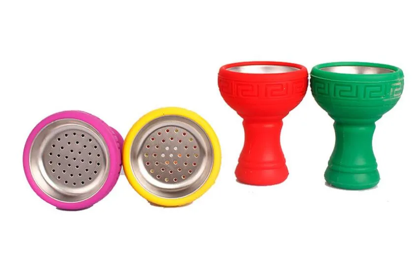 Cola de silicone porosa para fumaça de cachimbo de água panela Yanju tigela acessórios de aço inoxidável 1793306