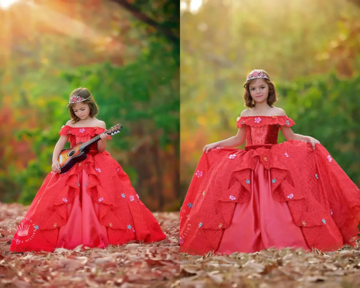 Cute Princess Girls Pageant Dresses Lace Off The... From 103,6  | DHgate