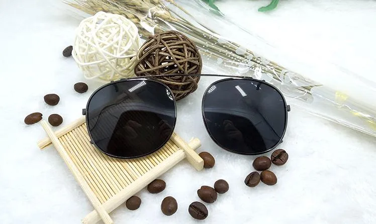 Nouveau style cliptosh lunettes de soleil lentilles rabattables lentille polarisée clips à clipser lunettes myopie 6 couleurs lentille pour Lemtosh219A
