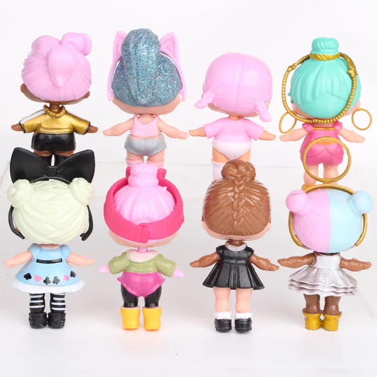 8 pièces/ensemble LoL poupée haute qualité déballage poupées bébé larme ouverte changement de couleur oeuf LoL poupée figurine jouets enfants cadeau en gros