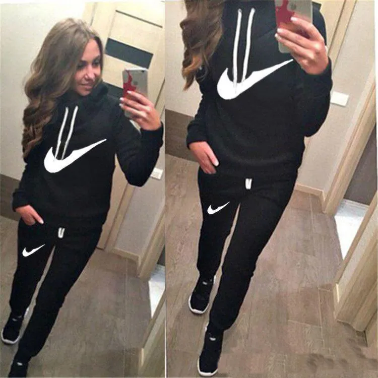 Womens Sport Suits 2019 Brand New Tracksuit For Women Sweatshirt And Joggers  Sets Plus Size Autumn Winter Coat Svitshot Hoodie From Walmartdiscount,  $20.89