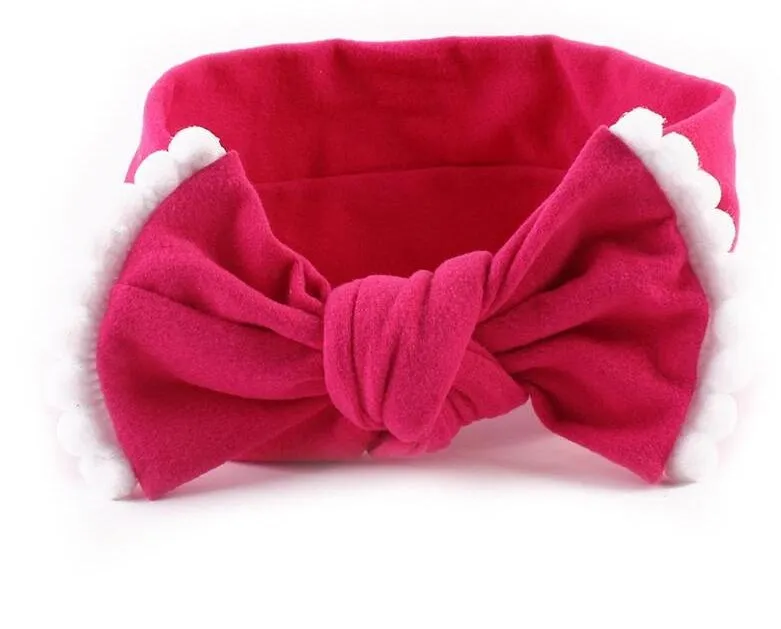 Wysokiej jakości Hot Baby Headbands Łuki z frędzlami Dzieci Szerokie bawełniane opaski dla dzieci Dzieci Akcesoria do włosów