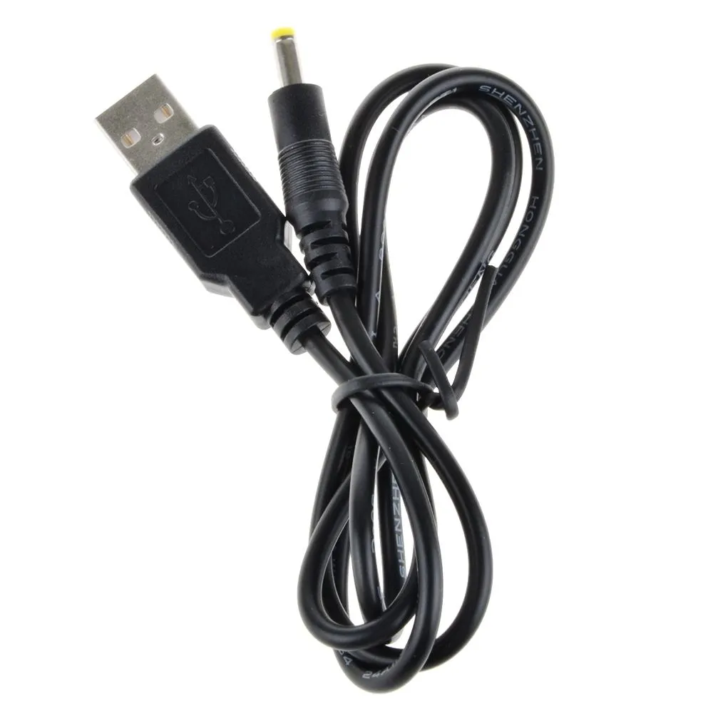 För PSP 1000 2000 3000 USB -laddningskabel 5V Power Charge Cables Charger Cord Lead DHL FedEx Ups gratis frakt