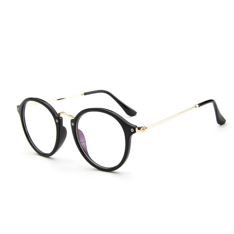 かわいいスタイルのビンテージメガネ女性メガネフレームラウンド眼鏡フレーム光学フレームメガネオクロスフェミニノスGAFAS