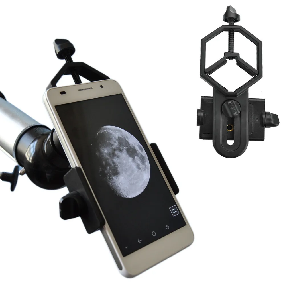 Uniwersalny mikroskop Teleskop Stojak Adapter dla iPhone 7 6S SE Samsung Galaxy S8 S7 Edge Xiaomi Alloy Smartphone Uchwyt telefonu