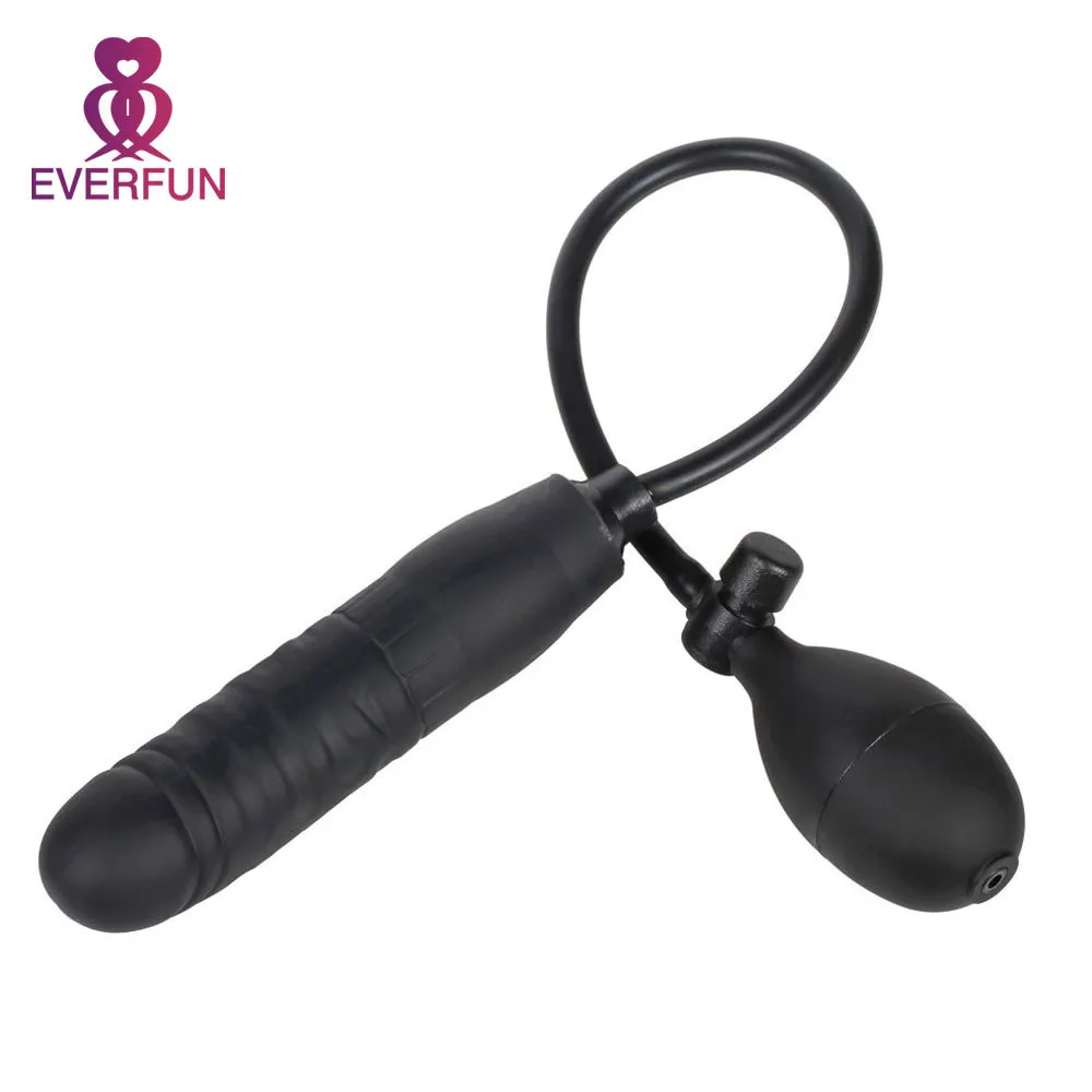 Analplug Fr Mnner & Frauen - Realistischer Silikon Dildo, Extra Weich,  Wasserdicht, T-frmige Basis Silikon Butt Plug Gro