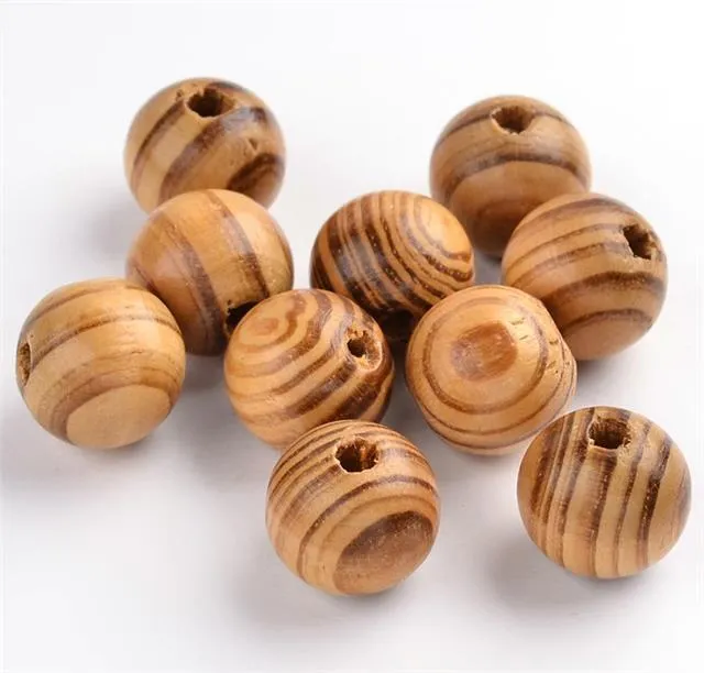 6 sizes FOR Wood Spacer wooden Beads Fit for bracelet necklace DIY jewelry Making