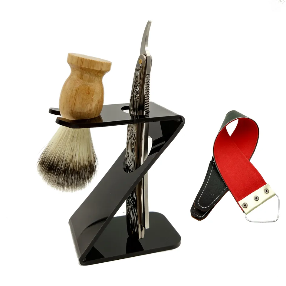 hand polished classical Hair cutting knifes barber shaving razor,High Quality carbon steel blade Men's razors tonsure