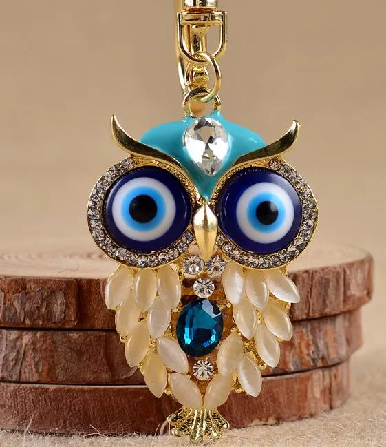 Cute Owl Keychain Key Chain & Ring Holder Keyring Gift Men Women Pendant Car keychains