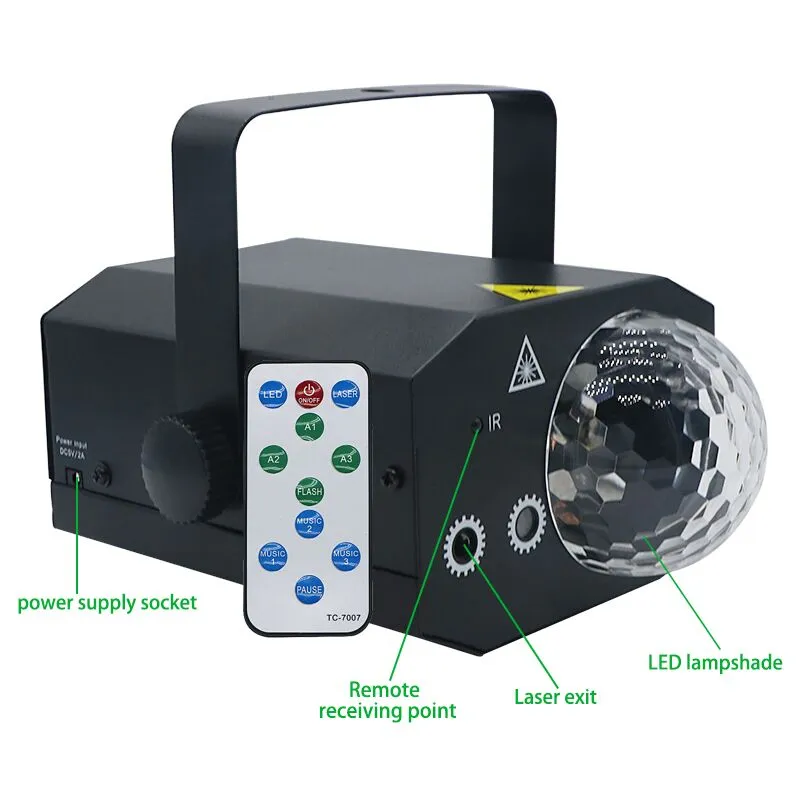 Projecteur de lumière laser d'extérieur - RGBW lights projection