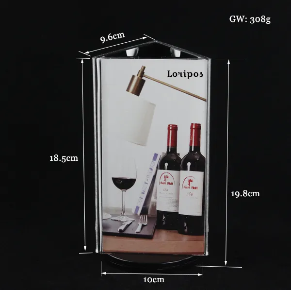 Возобновляемая фотомама подставка для акрилового таблица отображение стойка стойка стойки стойки меню плакат рамки подставка