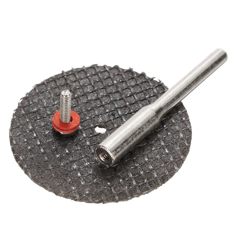 Freeshipping New Arrival 60Pcs/lot 1.5 Inch Fiberglass Reinforced Cut Off Wheels Disc + 1/8 Inch Mandrel For Dremel Hot Sale