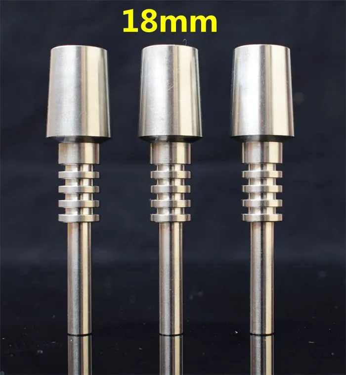 High Quality Titanium Tip Titanium Nail 10mm 14mm 18mm Inverted Nail Grade 2 Ti nail For Glass bong Glass Nectar Collector Kit