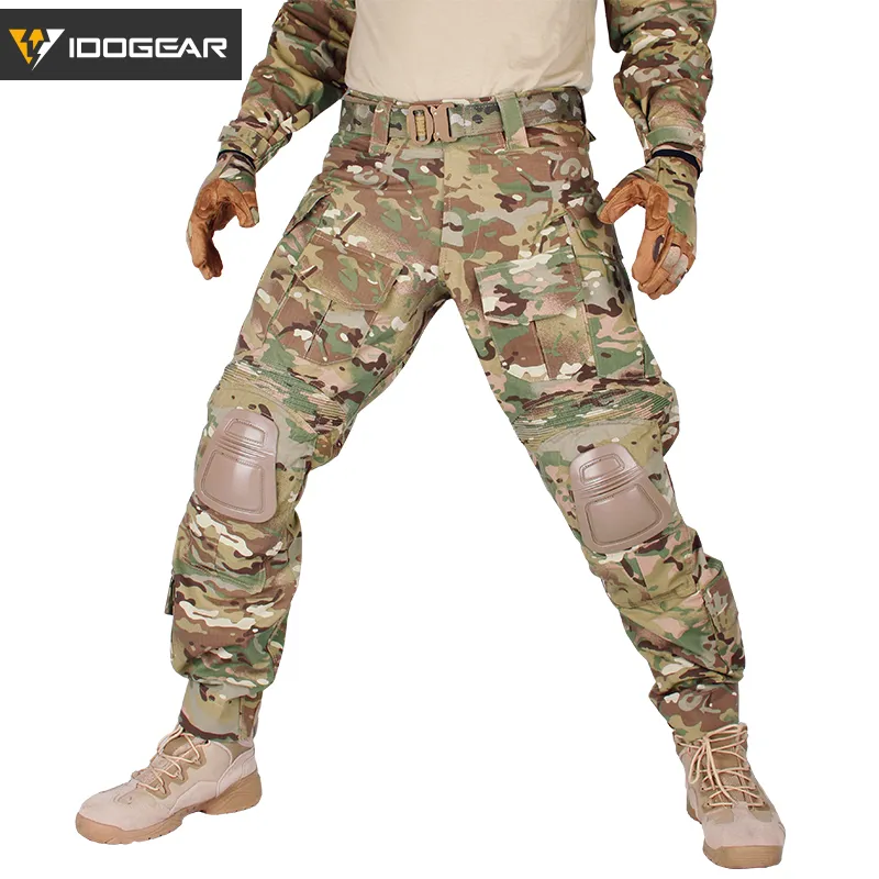 Calças de combate G3 com joelheiras Tactical Troushers Multicam CP Gen3 Hunting Camouflage