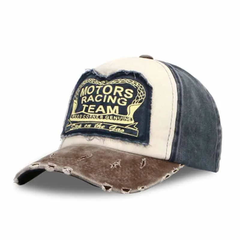 Motor racing team deals baseball cap