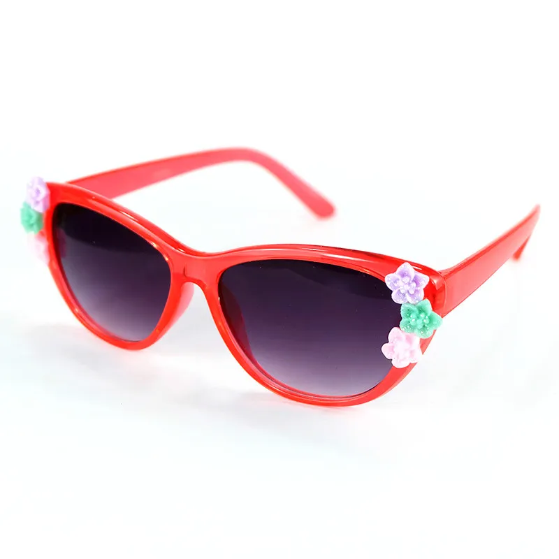 Crianças Meninas Meninos Flor Óculos De Sol Crianças Suprimentos Praia UV Óculos de Proteção Óculos de Sol Da Moda Do Bebê
