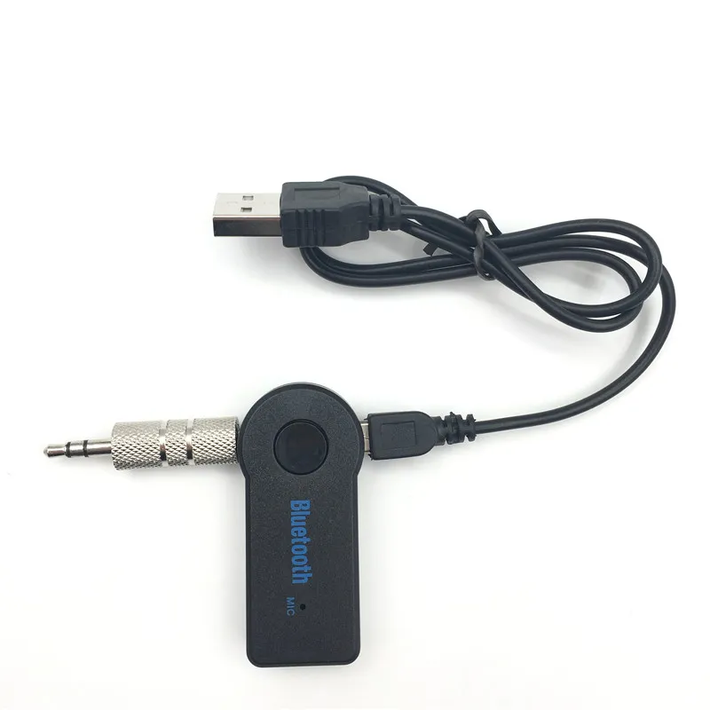 Stereo 3.5 Blutooth Wireless do samochodu Muzyka Audio Odbiornik Bluetooth Adapter AUX 3.5mm A2DP dla przewoźnika słuchawkowego Jack HandsFree 220 sztuk / partia