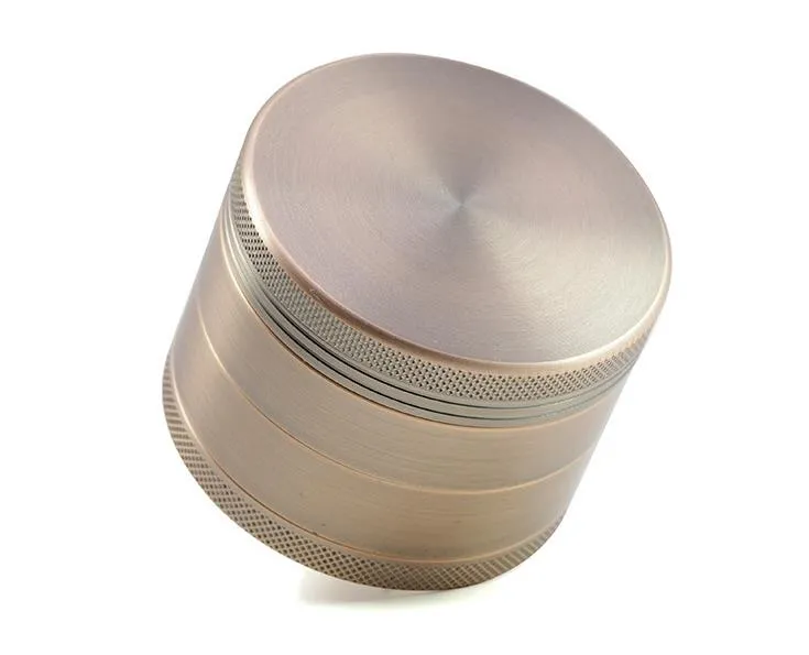 Nouveau quatre couches de broyeur à smog en alliage d'aluminium bronze diamètre 63MM dispositif de déchiquetage de métal
