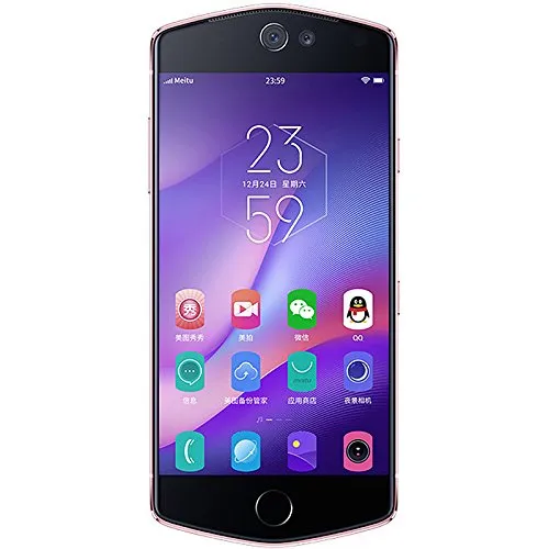 Telefono cellulare originale Meitu M8s 4G LTE 4 GB RAM 64 GB ROM MT6797X Deca Core Android 5.2 "3D vetro curvo 21MP ID impronta digitale Smart Phone