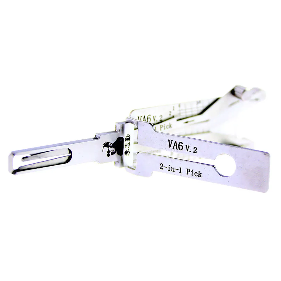 السيد Li's Original Lishi VA6 V.2 4 مصاعد وحدة فك الترميز 2in1 و Pick - أفضل أدوات إقفال قفل السيارات في السوق