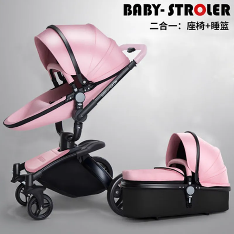 Luxury 2 In 1 Baby Stroller AULON High Landscape With Independent Sleeping Basket From Childclothes02 511.97 DHgate.Com