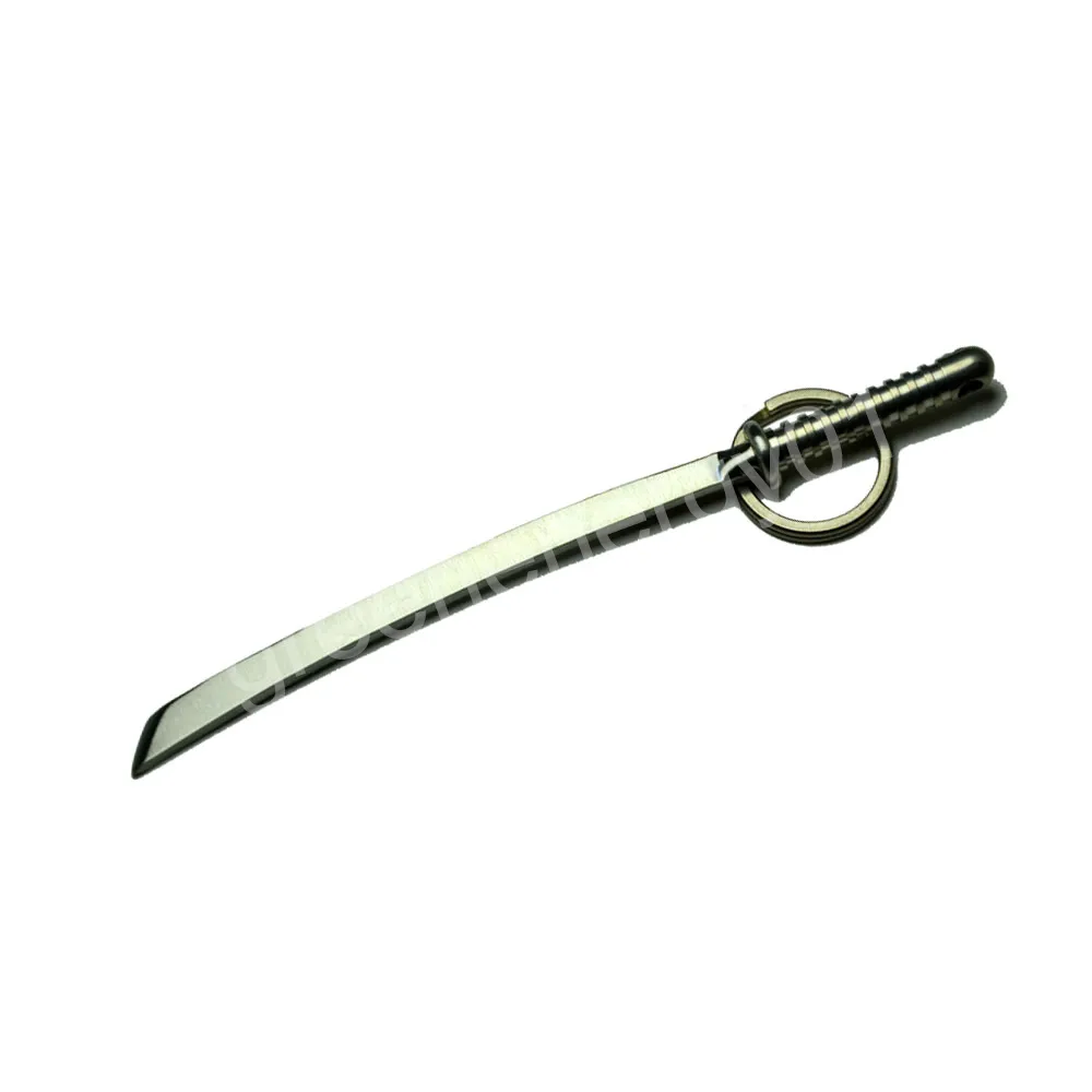 Titanium Nail Sword Ax Knife Shape Titanium Dabber Wax Carving Tool Pendant Chain Ring7329573