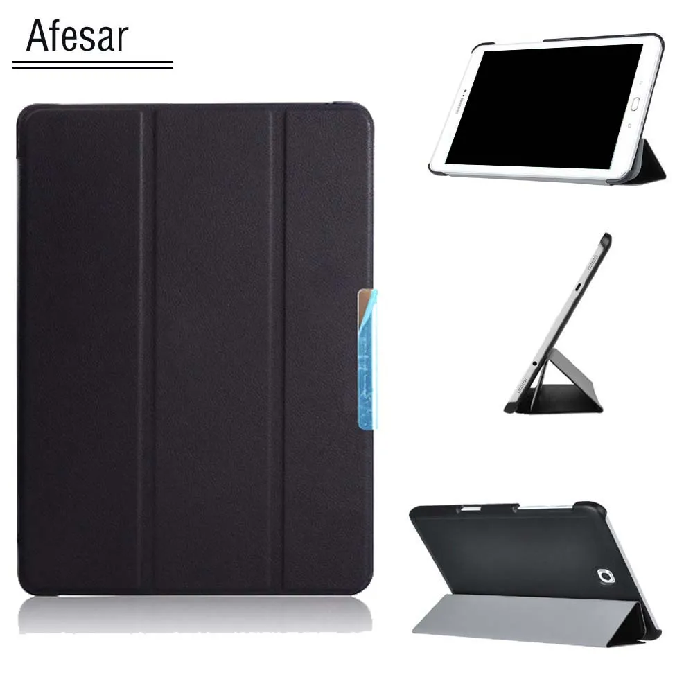 Ultra Magnetyczna Smart Flip Case Pokrywa dla Samsung Galaxy Tab S2 9.7 SM-T810 T815 SM-T813 T819 Tablet z Stojakiem Auto Sleep Aw