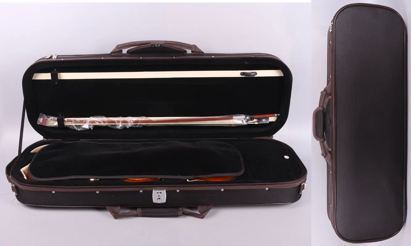 Yinfente 4/4 Full Size Violin Case Lightweight Mixed Carbon Fiber, 2