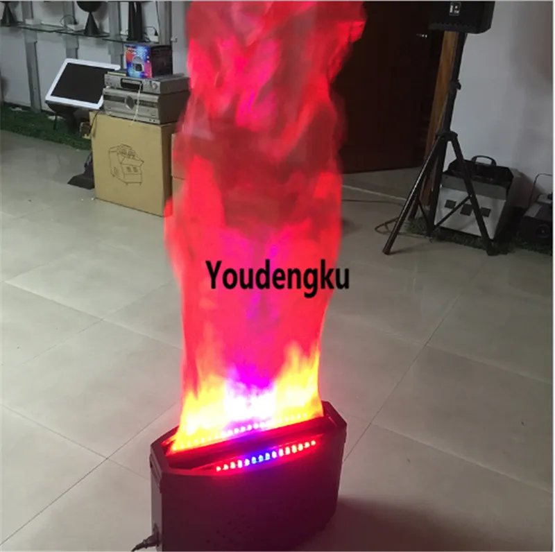 Vloer Standing Fire Effect LED Licht DMX LED Vlam Licht 36 stks 10mm 1.5m Hoge Fake Fire LED Silk Flame Light